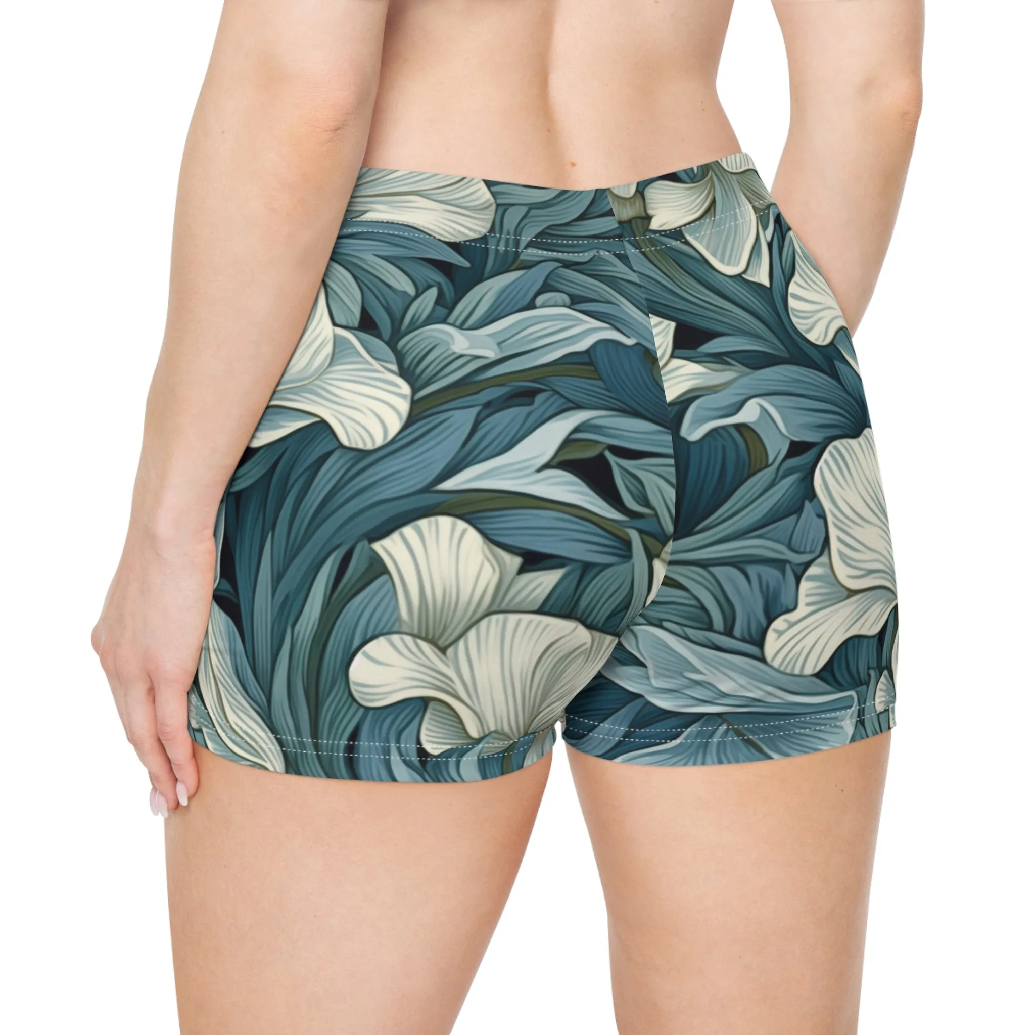 Workout Shorts - Sun Aix Art Nouveau
