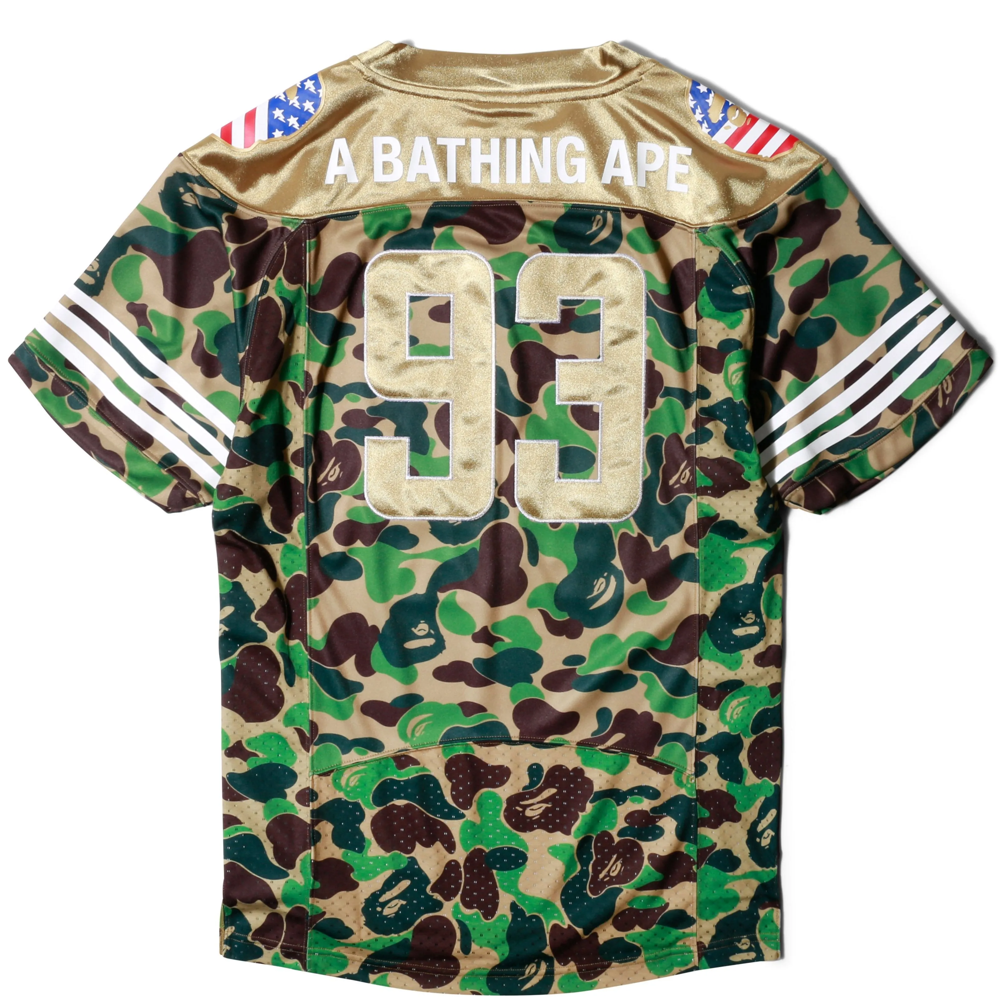 x BAPE SB FOOTBALL JERSEY
