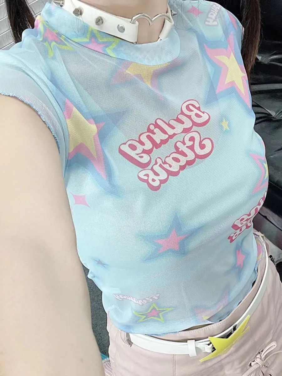 Y2K Harajuku Star T-shirt UB98403