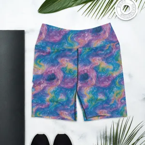 Yoga Shorts - Quantum Drift