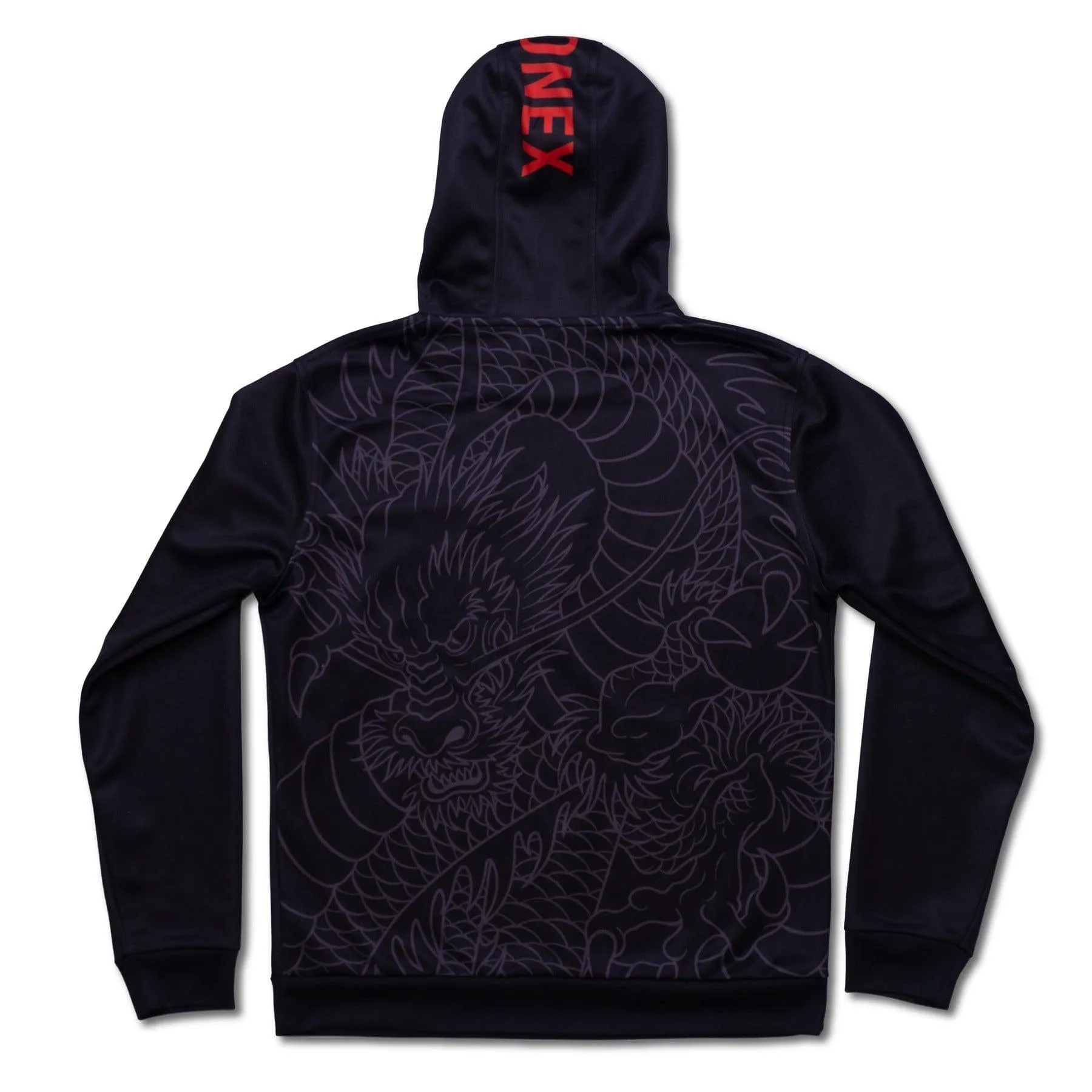 Yonex CNY2024 Linear Dragon Unisex Tennis Hoodie - Black