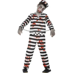 Zombie Convict Boys Costume